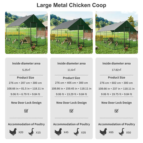 Black outdoor furniture, 276x405x300cm, heavy duty.