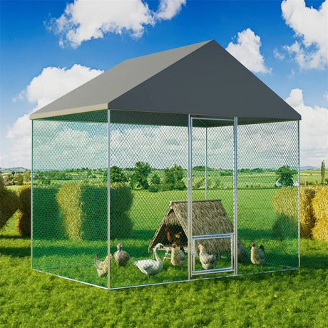 Hutch black chicken coop, 300x200x270cm.