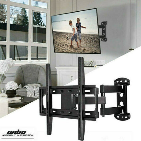 Full Motion TV Wall Mount Bracket 27-55 for Samsung TCL Hisense.