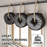 Sliding Barn Door Hardware Kit Heavy Duty Rust Resistant 4M
