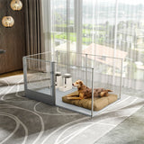 Acrylic playpen.