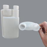 10-Pack 500ml Plastic Twin Chamber Bottles with Tamper Evident Caps