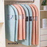 Blue Garment Bag 60x80cm Dustproof Suit Dress Coat Protector AU