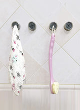 3 Pack Self Adhesive Round Towel Hooks for Kitchen and Bathroom