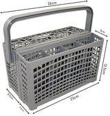2 in 1 Universal Dishwasher Cutlery Basket (24 x 13 x 13 cm)