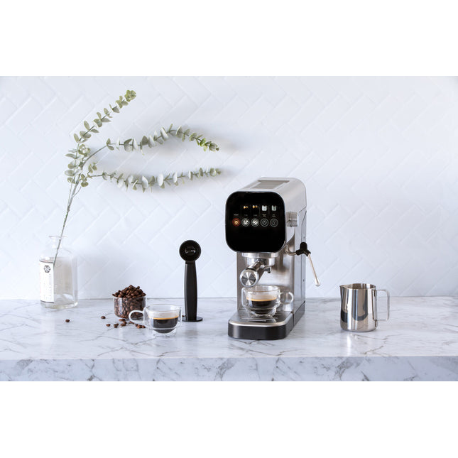 Touch Screen Operation Espresso Coffee Machine with 20-Bar Pressure Pump