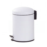 6L Compact Pedal Bin with Stainless Steel and Plastic Construction