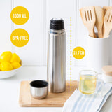 1L Stainless Steel Vacuum Flask Insulated Drink Container