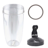 For Nutribullet Colossal Large Cup + Fliptop Lid + Grey Seal, 900 600 Models