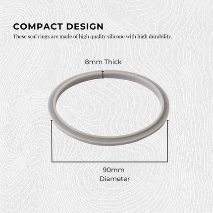 For Nutribullet Grey Gasket Seal Ring - Suits New 600 W 1200 W 900 W