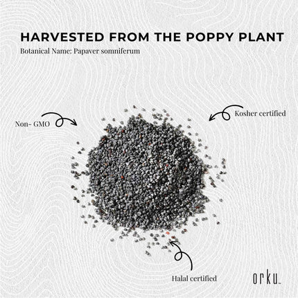 100g Poppy Seeds Unwashed Papaver Somniferum For Baking and Decorating