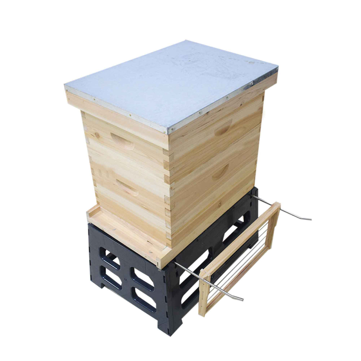 Plastic Beehive Stand 10 Frame Langstroth Bee Hive Base Ant Tool Beekeeping - Shoppers Spot Beehive Stand - Alternate view 6