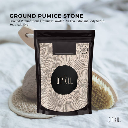 100g Ground Pumice Stone Granular Powder Eco Exfoliant Body Scrub Soap Additive