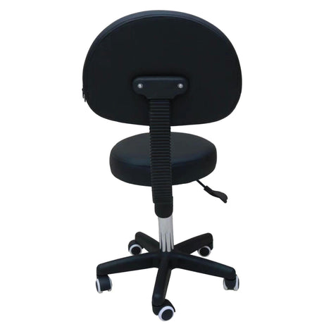 Adjustable salon stool, height adjustable.
