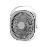 Portable desktop fan, 20cm, rechargeable.