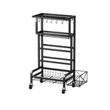 Social Hike Gym Equipment Storage Rack on Wheels Dumbbells Weights Organiser.