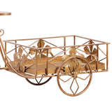 Christabelle Antique Gold Metal Art Iron Wrought Material Bicycle Display Christmas Decor