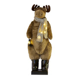 Christabelle 1.5m Musical LED Animated Christmas Moose Decoration Light-Up Lantern Ornament