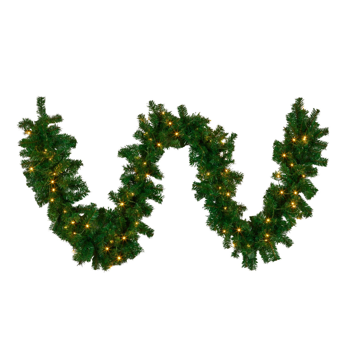 Christabelle 274cm Chadwick Green Pre-Lit Christmas Garland