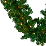 Christabelle 274cm Chadwick Green Pre-Lit Christmas Garland