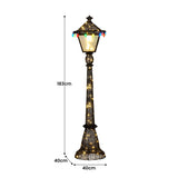 Christabelle Christmas Lamp Post Display 183cm With Lights