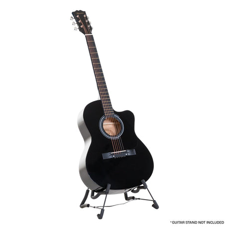 Karrera black guitar.