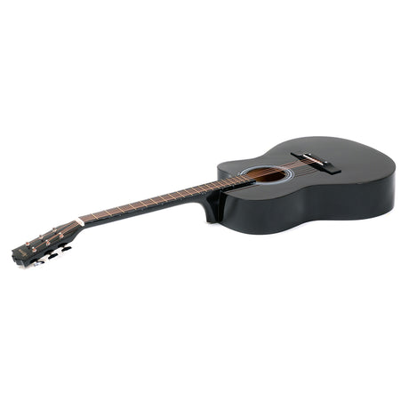 Karrera black guitar.