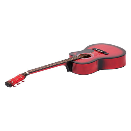 Karrera red guitar.