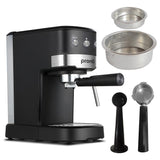 Pronti CM-850D Coffee Machine 20 Bar Espresso Maker with Milk Frother and 1.25L Tank