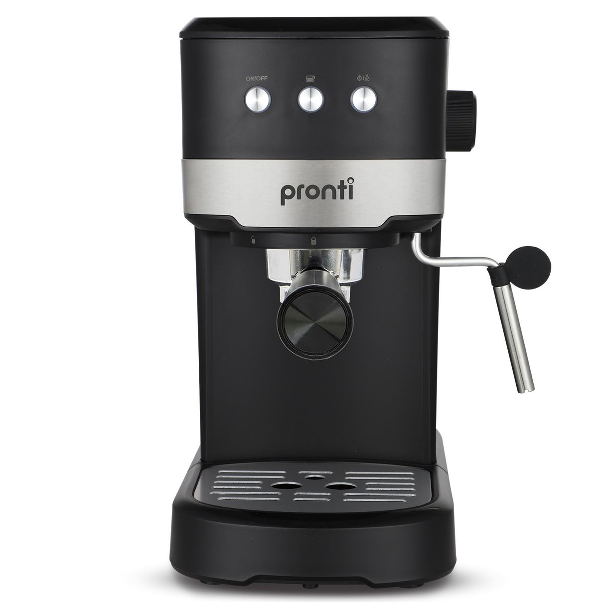 Pronti CM-850D Coffee Machine 20 Bar Espresso Maker with Milk Frother and 1.25L Tank