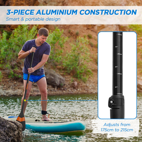 Kahuna adjustable SUP paddles, lightweight.