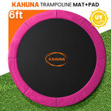 Kahuna 6ft Replacement Trampoline Safety Pad Cover and Jumping Spring Mat - Pink