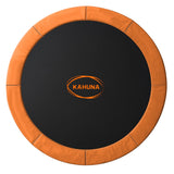 Kahuna 8ft Replacement Trampoline Safety Pad Cover and Jumping Spring Mat - Orange