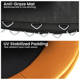 Kahuna 14ft Replacement Trampoline Safety Pad Cover and Jumping Spring Mat - Orange