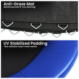 Kahuna 16ft Replacement Trampoline Safety Pad Cover and Jumping Spring Mat - Blue