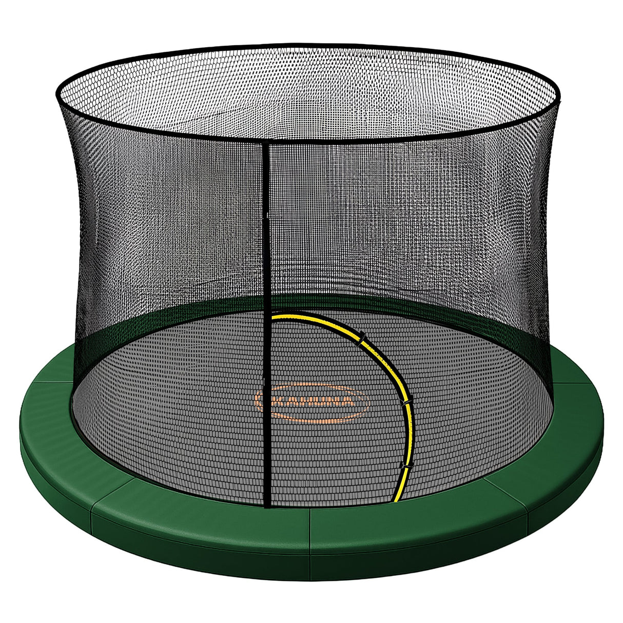 Kahuna 6ft Trampoline Pad and Net - Green