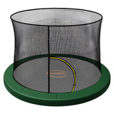 Kahuna 10ft Trampoline Pad and Net - Green