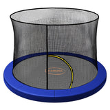 Kahuna 16ft Trampoline Pad and Net - Blue