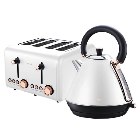 White toaster kettle.