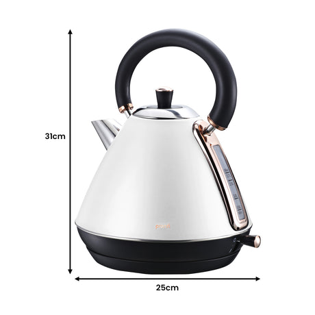 White toaster kettle.