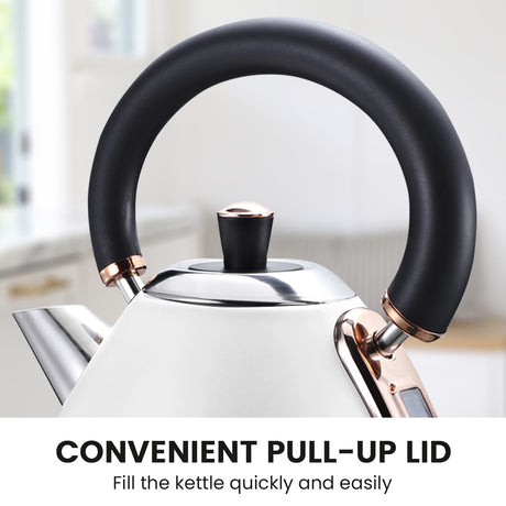 White toaster kettle.
