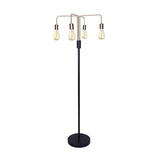 Light floor lamp.