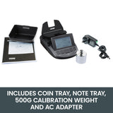 Ratiotec Digital Coin Note Money Counter Currency Scales Australian Notes Portable - Made In Germany