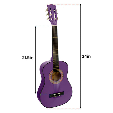 Purple cut guitar.