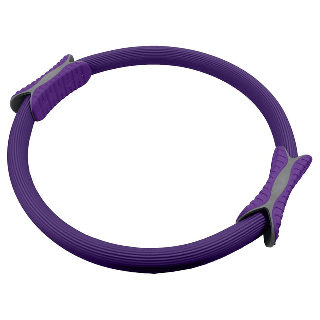 Powertrain Pilates Ring Band Yoga Home Workout Exercise Band Purple.