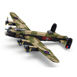 Sluban Model Kit 1:44 Lancaster Bomber G For George Plane WWII RAAF Air Force Military Building Blocks DIY Set Toy Sluban B1609