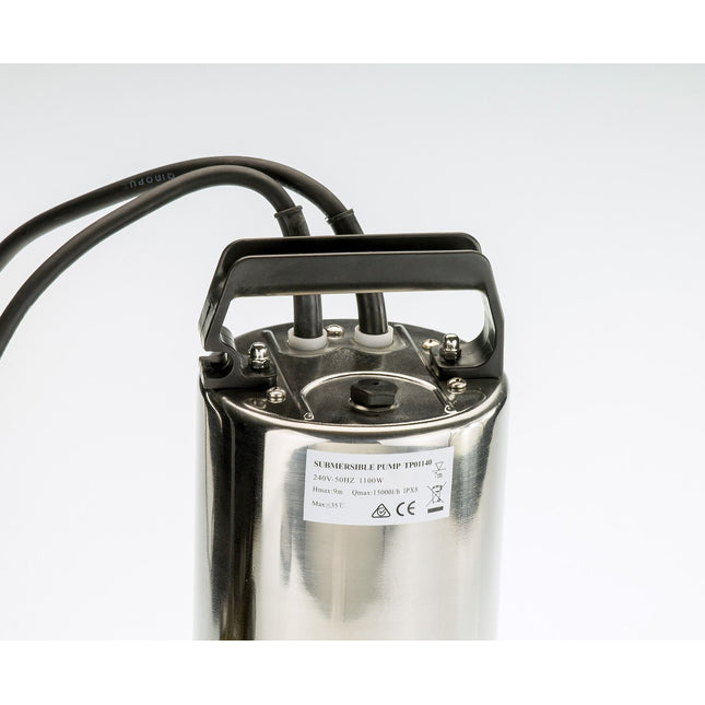 HydroActive 1100w Submersible Dirty Water Garden Irrigation Drain Electric Tank Pump 250l/m