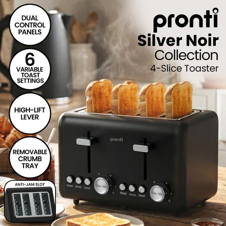 Silver slice toaster.