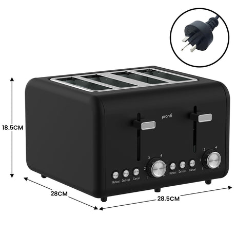 Silver slice toaster.