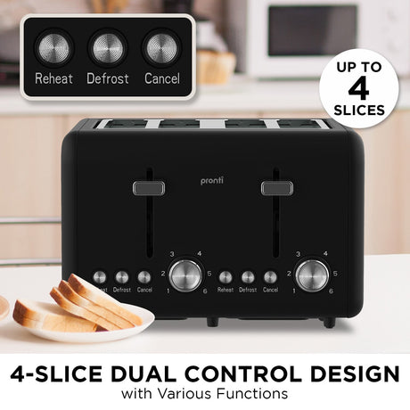 Silver slice toaster.